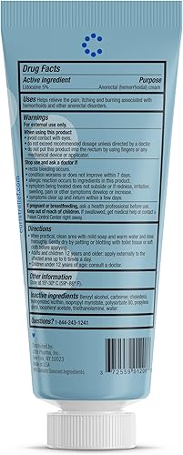 Miniatura 2 de Curist Crema de lidocaína 5 tratamiento de hemorroides de máxima resistencia 6 onzas 600oz Tubo XL crema anal adormecedora para picazón y ardor 5 de