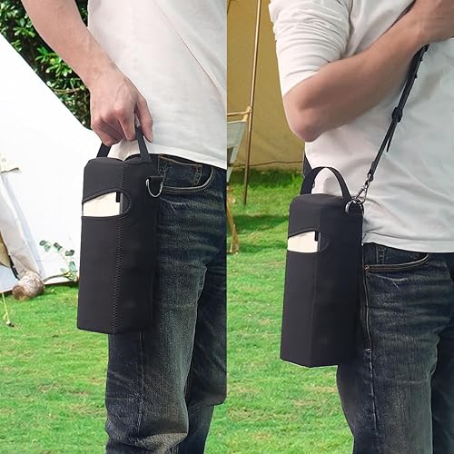 Miniatura 6 de Estufa de casete portátil con bolsa de almacenamiento delicada, estufa de campamento plegable, estufa de campamento compacta, quemador de gas butano