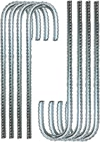 Vista 9 de Ashman - Anclaje de estaca de 12 pulgadas de largo (paquete de 4), ideal para asegurar animales, tiendas de campaña, toldos, cobertizos, puertos