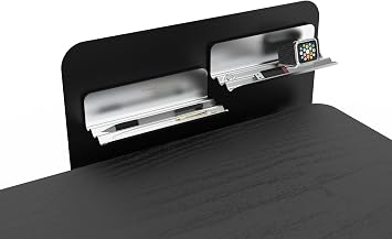Dezctop Magnetic DivMag Zigzag Tray Collection Silver