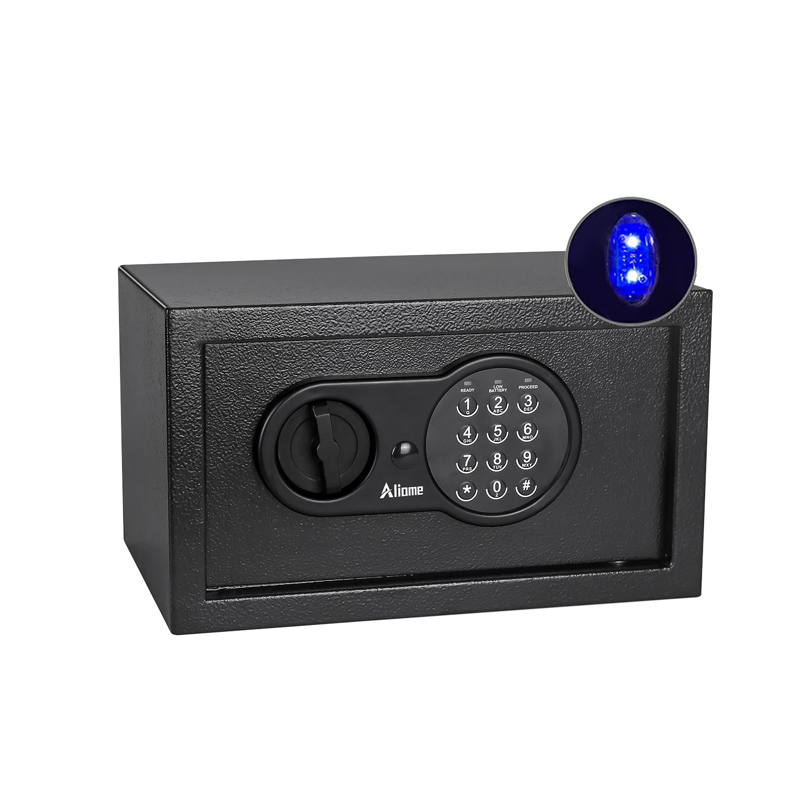 Safe Box, Size 31x20x18cm With Induction LED Light, Electronic Digital Security Safe with Steel Construction for Homes, Hotels, Offices