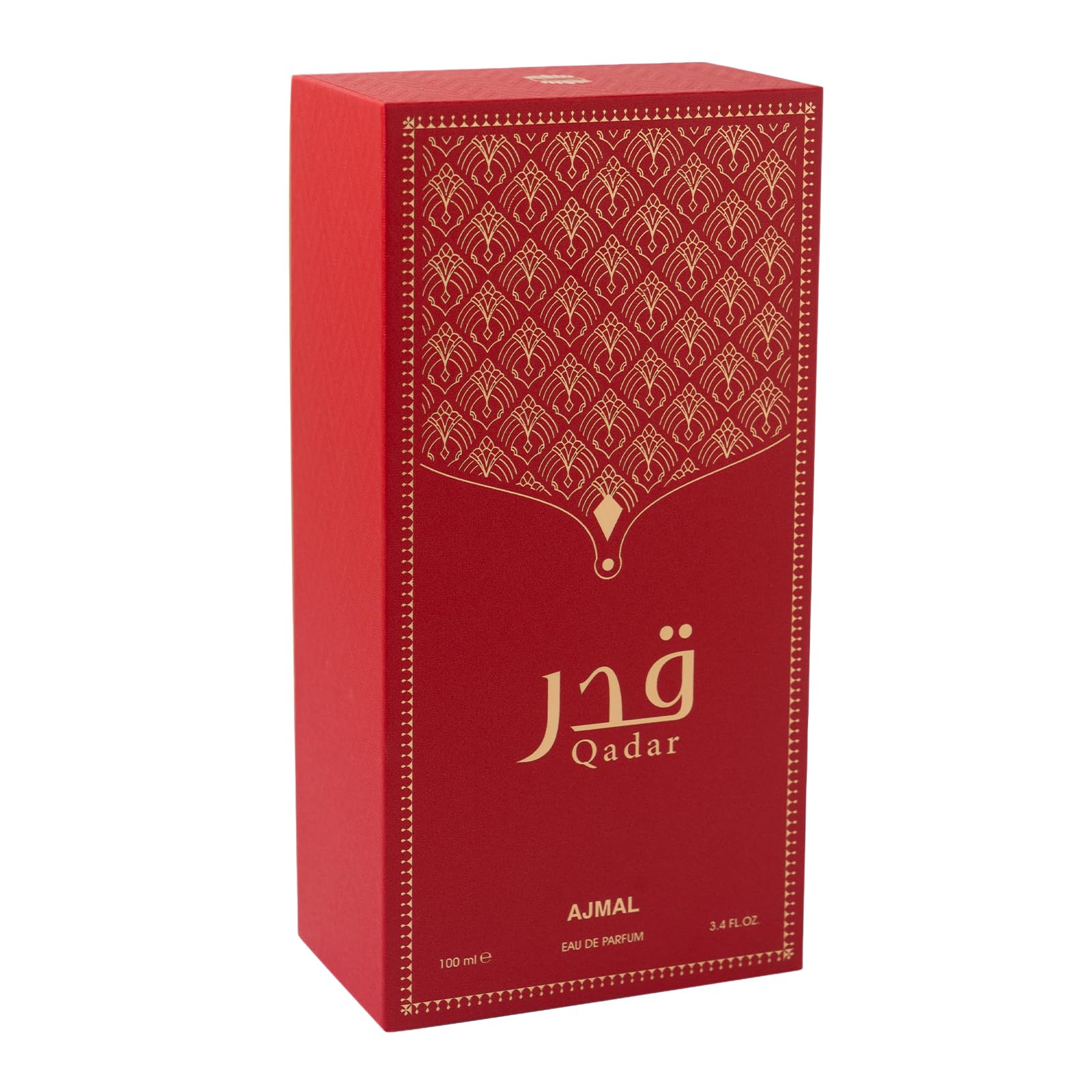 Ajmal Arabic Collection Qadar Eau de parfum 100 ml pour homme et femme – Parfum oriental épicé et boisé unisexe – Parfum arabe luxueux fabriqué à Dubaï