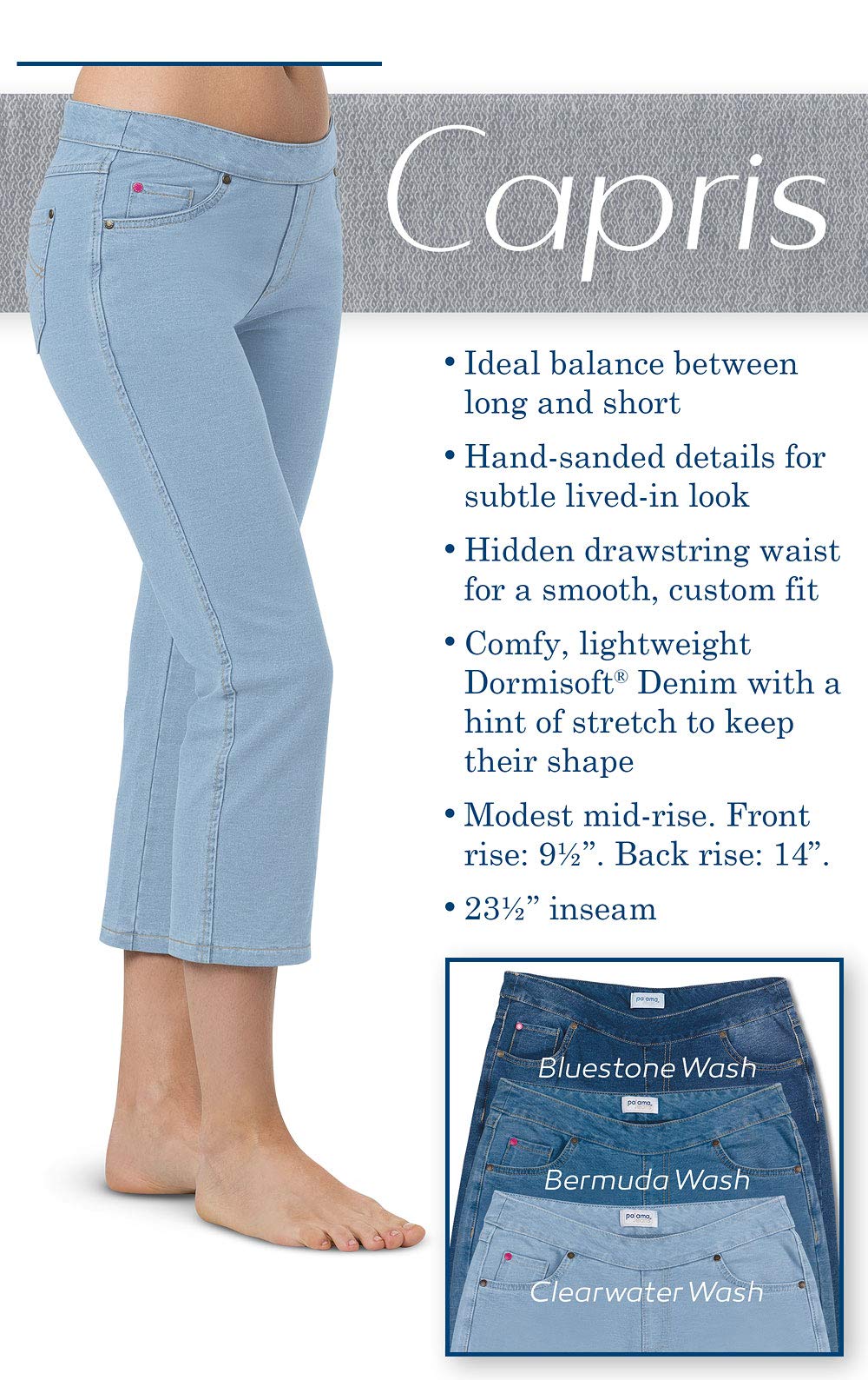 pajama jeans capris