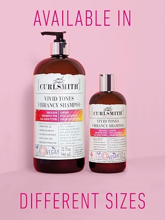 Curlsmith - Vivid Tones Vibrancy Shampoo - Vegan Shampoo for All Hair Types (947ml)