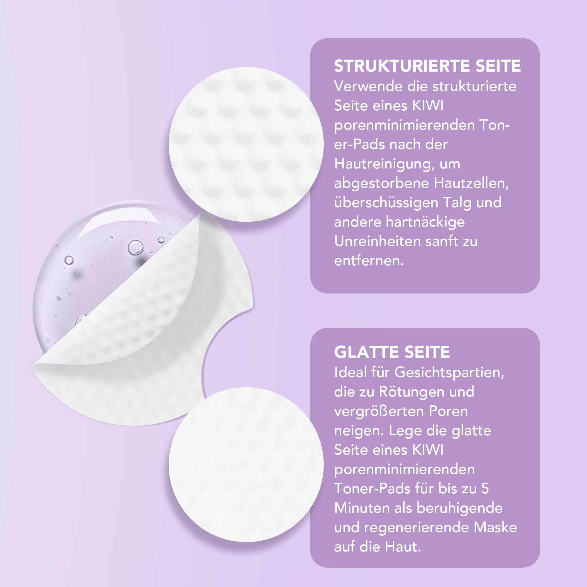 FOREO KIWI derma Mikrodermabrasion + KIWI Poren-Toner-Pads Set | Mikrodermabrasionsgerät, Mitesserentferner, Porensauger, Toner-Pads, Hamamelis, Gesichtspeeling, Diamant