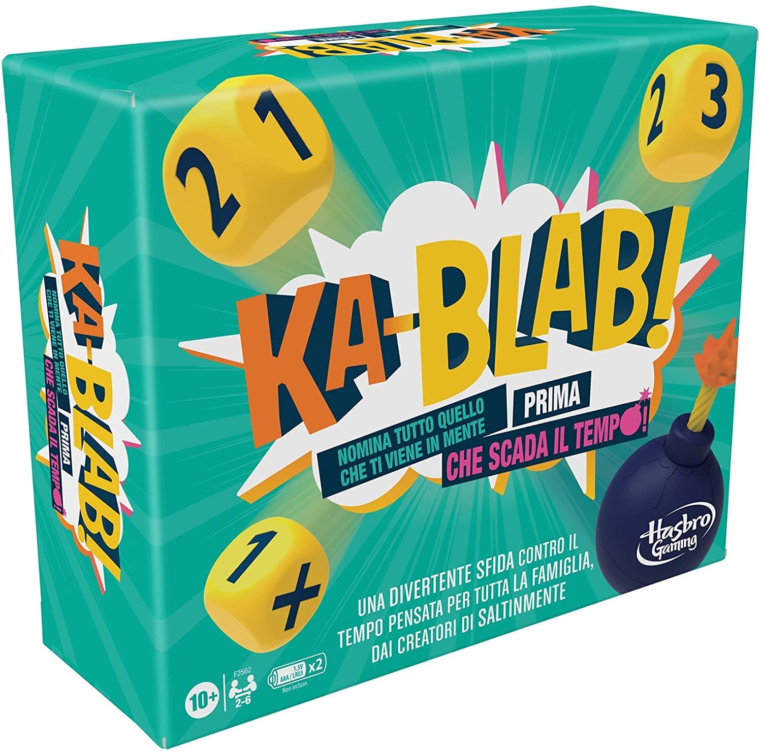 Hasbro Gaming Ka Blab Gioco Di Società Per Famiglie E Bambini, ‎Multicolore, for ages 10+