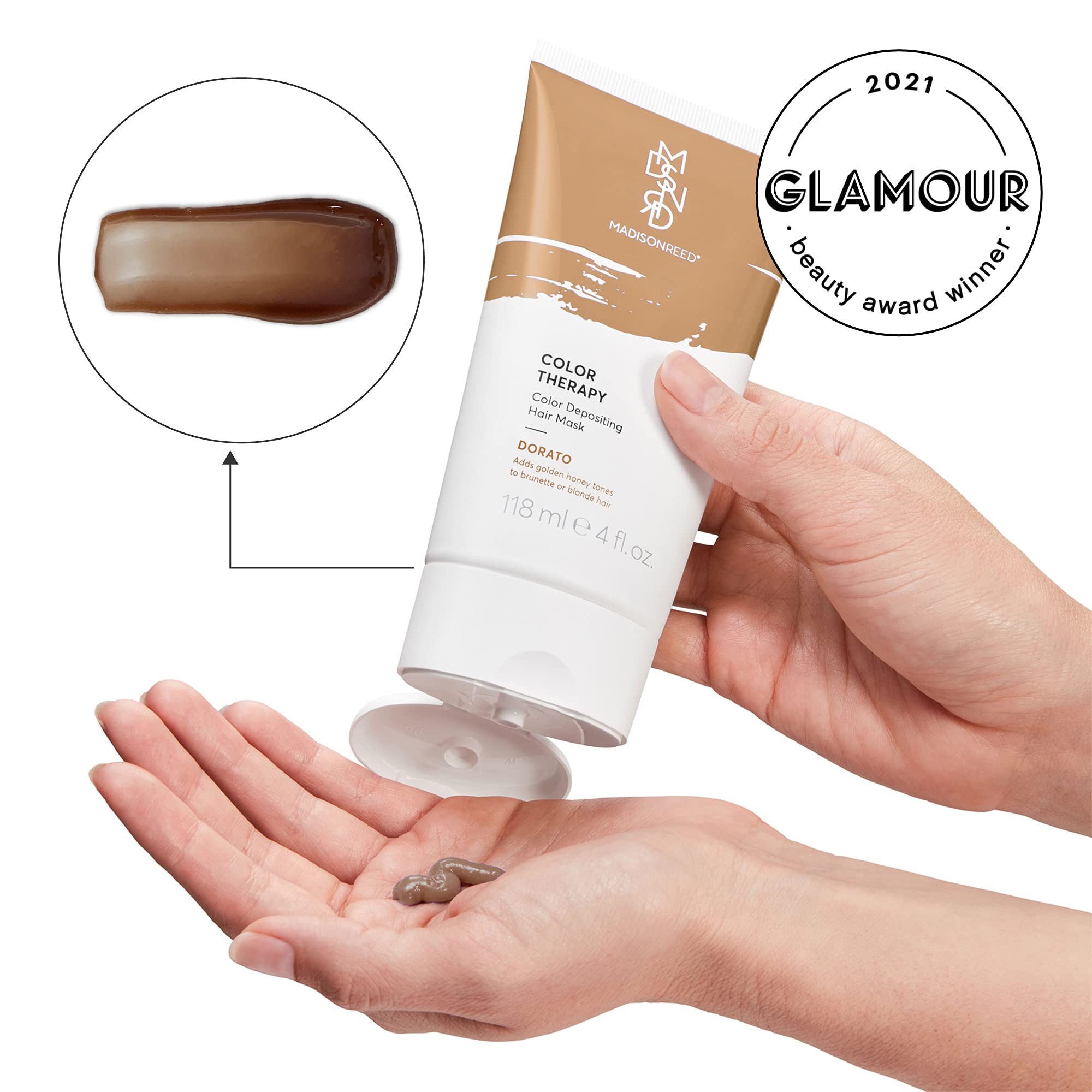 Madison Reed Color Therapy, Dorato, Color Depositing Hair Mask & Deep