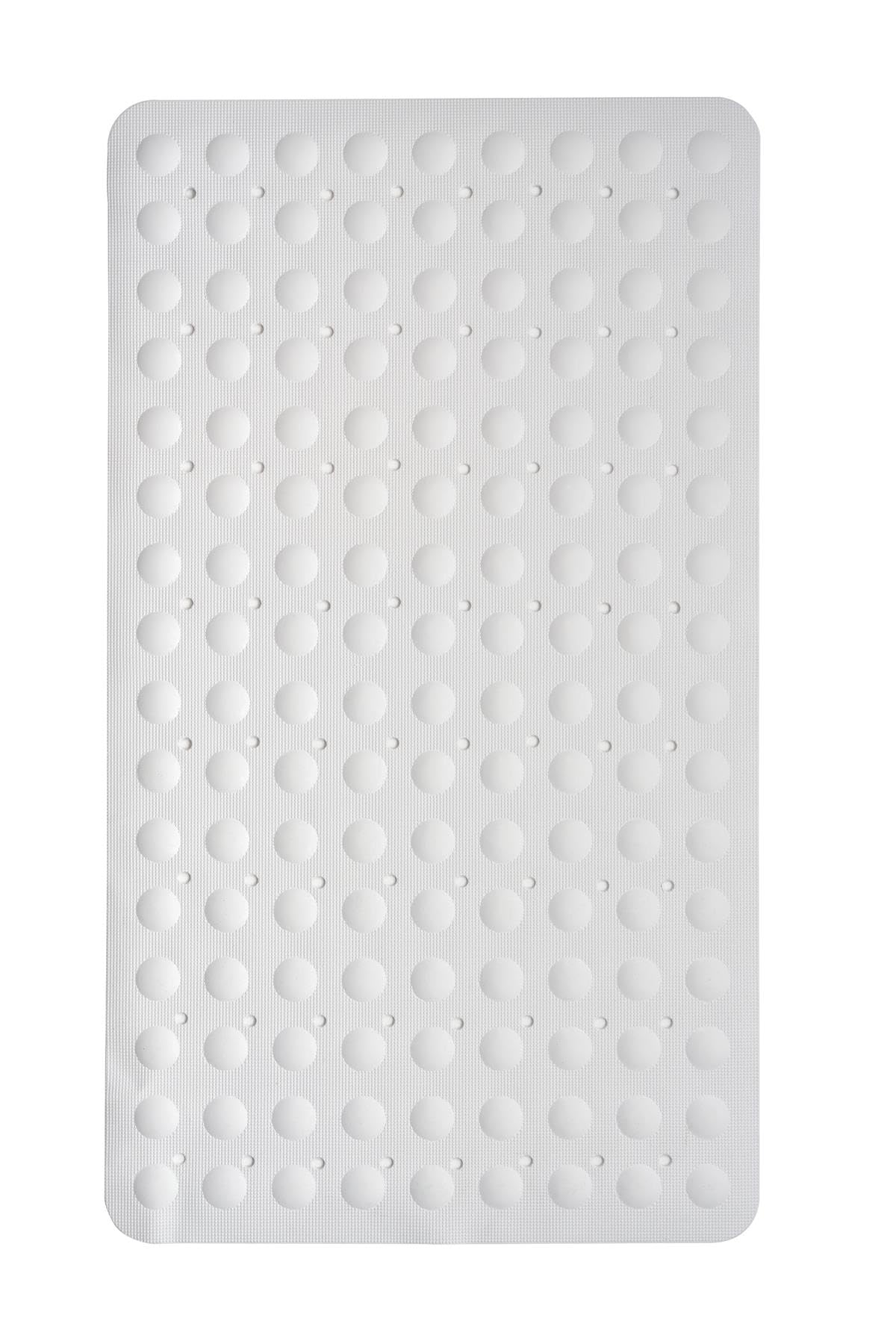 Showerdrape Orbit White Anti Slip Bath Mat 70Cm X 40Cm