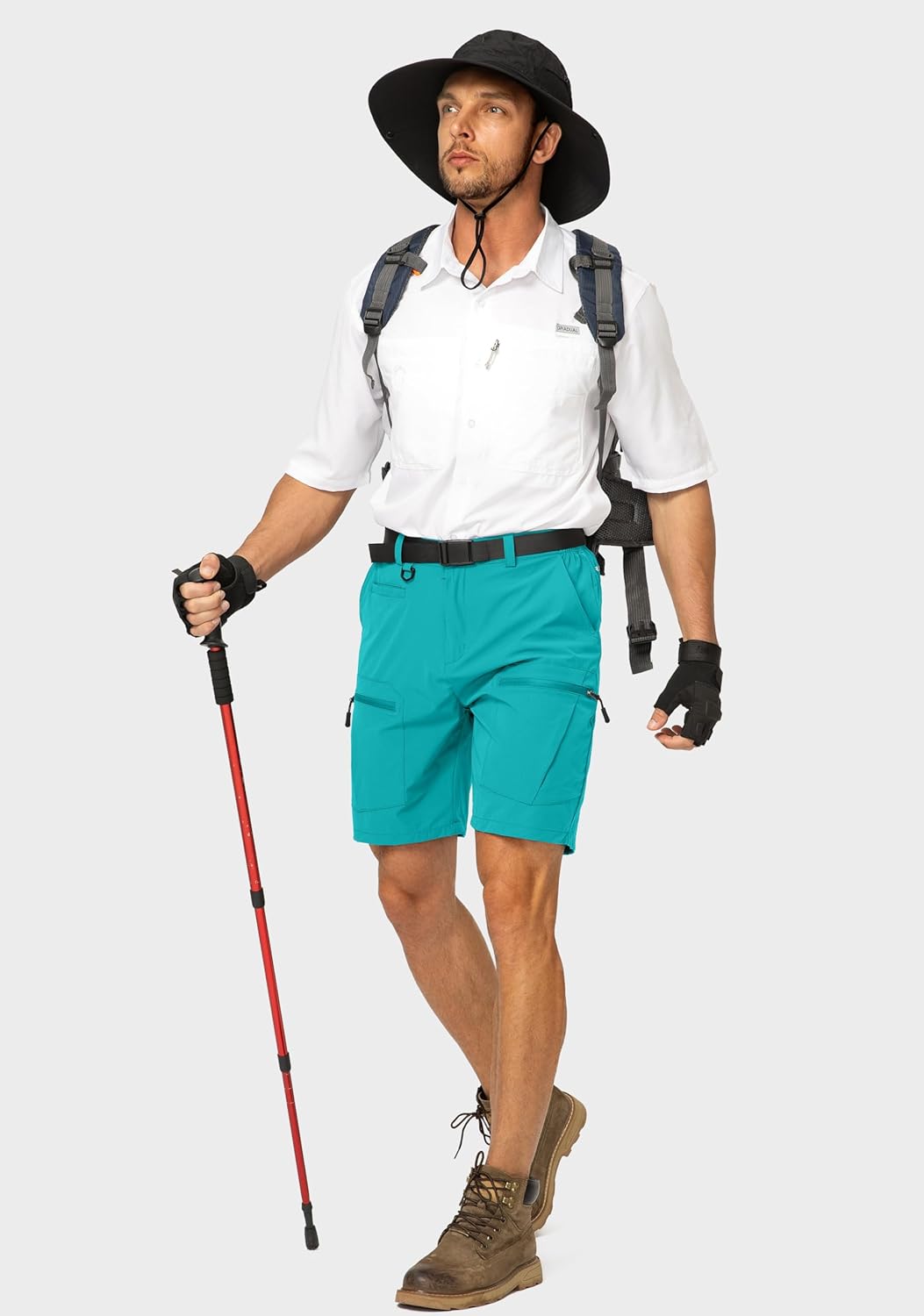 G Gradual Men's Hiking Cargo Shorts Stretch Quick Dry Outdoor Tactical Shorts for Men with Multi Pocket for Fishing Casual - Image 5