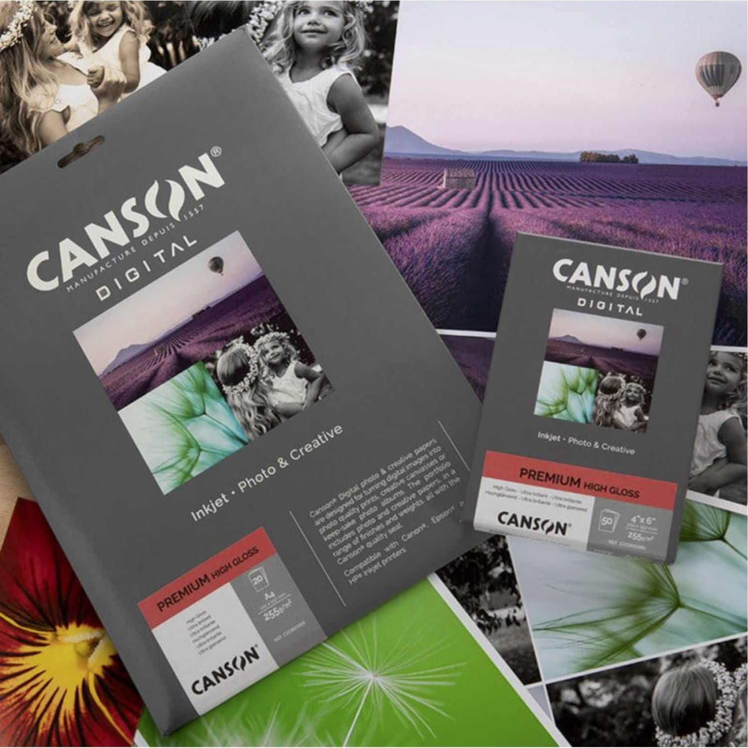 Canson C33300S007 Canson Performance Digitales Fotopapier, 255g, 20 Blatt, A3, Weiß