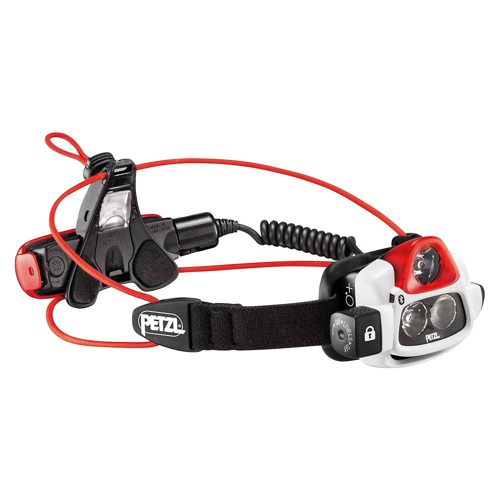 PETZL (ペツル) NAO+ E36AHR2B PETZL – NAO+ Farol, 750 lúmens, Bluetooth habilitado, RED