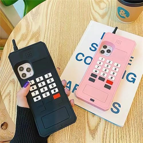 Miniatura 6 de YAKVOOK Fundas Kawaii compatibles con iPhone 14 Pro Max, funda de silicona suave a prueba de golpes para iPhone 14 Pro Max con diseño retro clásico