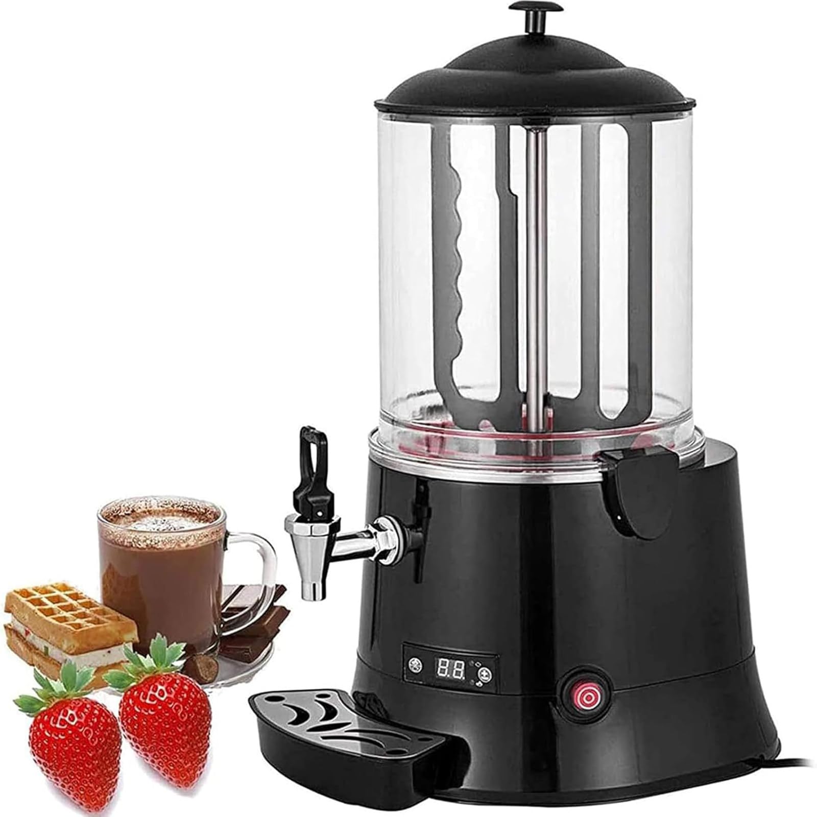 Machine À Chocolat Chaud, Distributeur De Boissons Chocolatées Électriques Professionnels De 400 W, pour La Cuisine Et Les Fêtes.