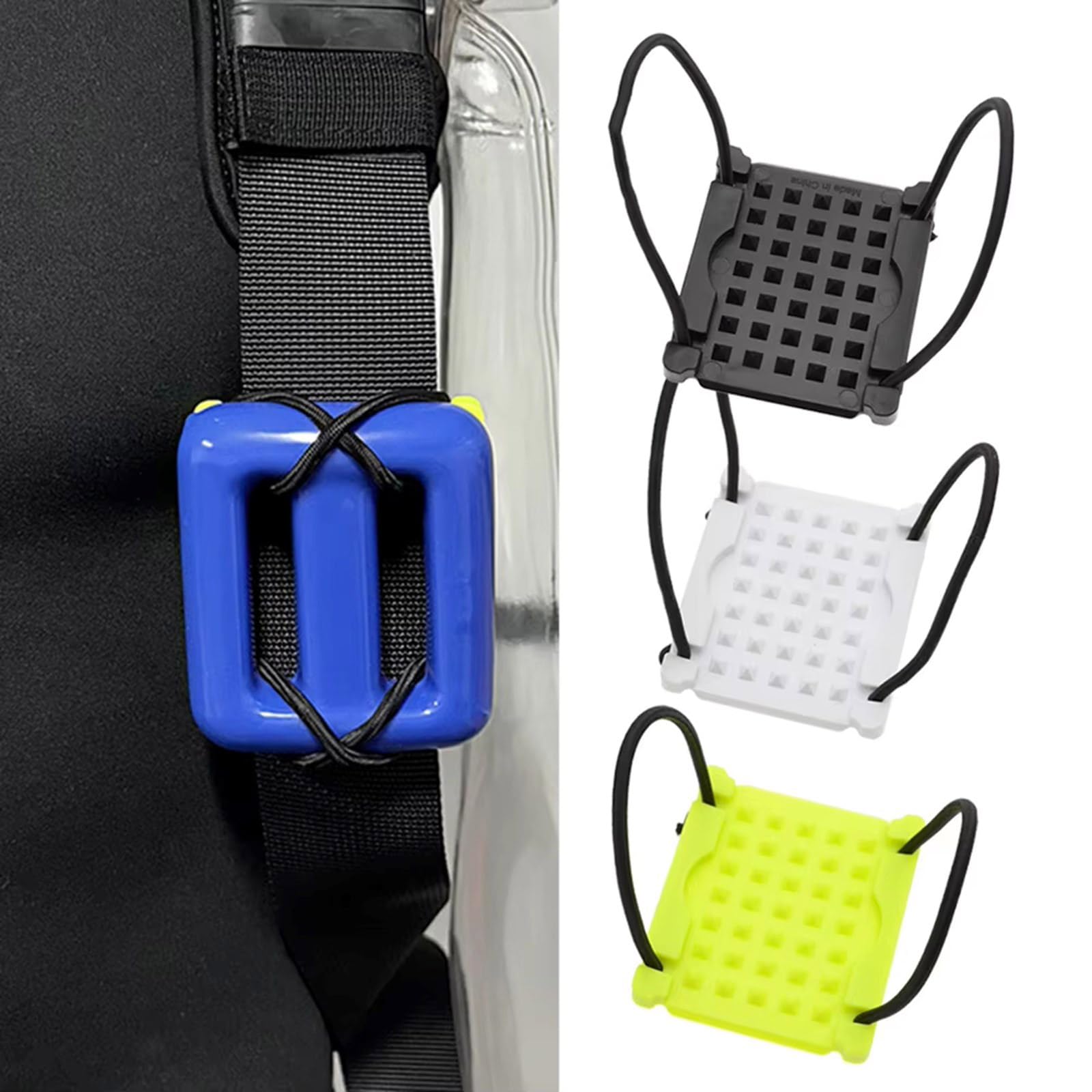 ZEXKENS Scubas Diving Weight Fixing Plate Webbing Mounting Plate Webbing Weight Holder Back Weight Fixing Plate Easy to Use