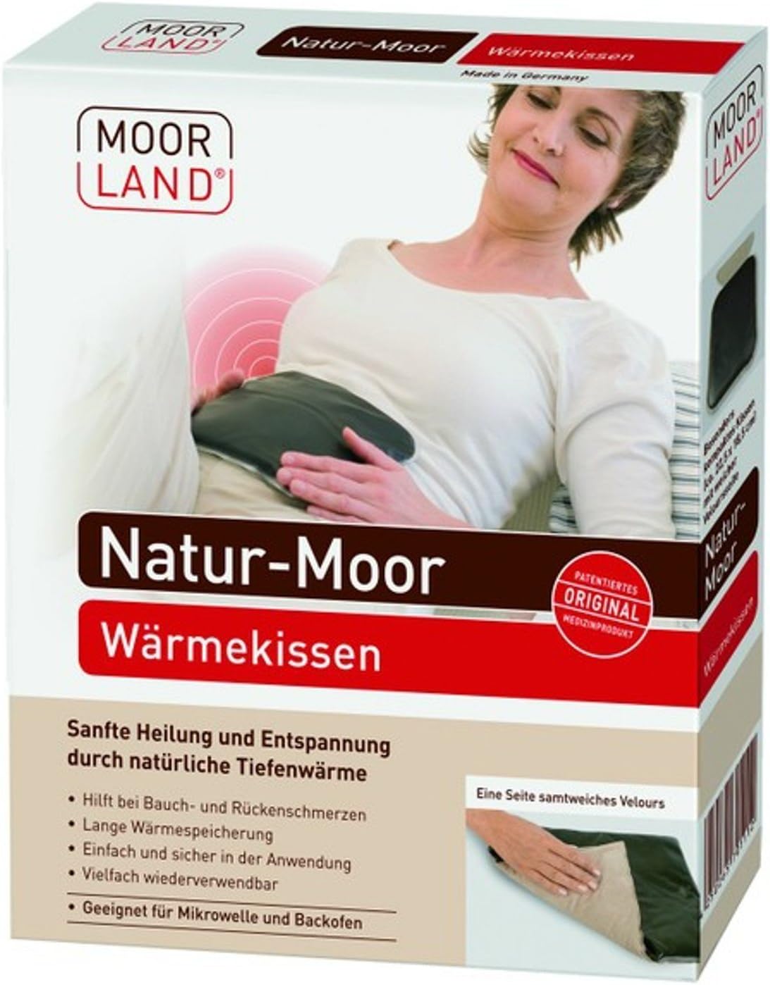 Moor - heat packs Moor pillow moor with Velour of Moorland (previous BeinioTherm)