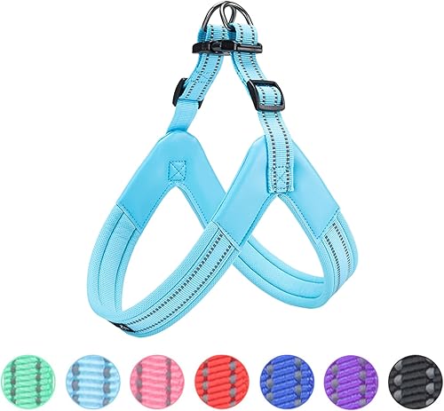 EXCELLENT ELITE SPANKER Arnés sin tirones para perro, chaleco reflectante ajustable, suave acolchado, correa para el pecho de fácil mascota con