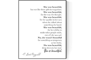 She Is The Poem June | F Scott Fitzgerald 16x20 Art Print