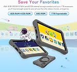 UMIDIGI Tablette pour enfants 10.1" Android 13 Comprimé,8(4+4) GB+64GB jusqu'à 1TB,2.4/5G WiFi 6 Comprimés Android pour les enfants, 8MP+8MP Caméra double,6000mAh,BT5.0, Jeux éducatifs, Contrôle parental