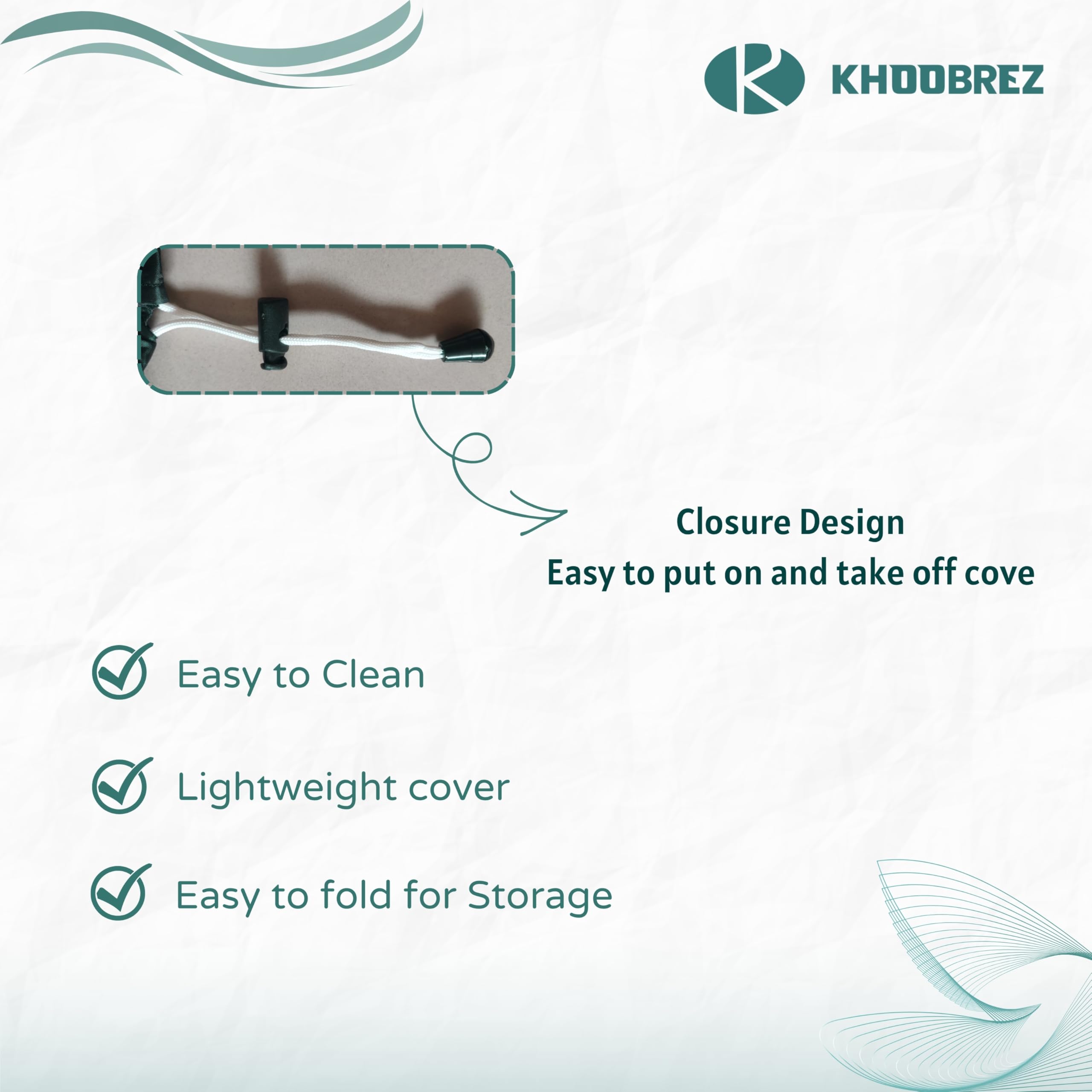 KHOOBREZ Kids Bike & Scooter Cover | Water-Resistant & Dustproof Protective Cover for Children's Bicycles, Scooters & Ride-On Toys | Durable Polyester Universal Fit | Black 1
