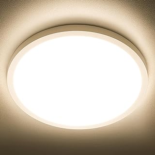 SunRider LED Flush Mount Ceiling Light Fixture, 3000K Warm White, 2400LM...