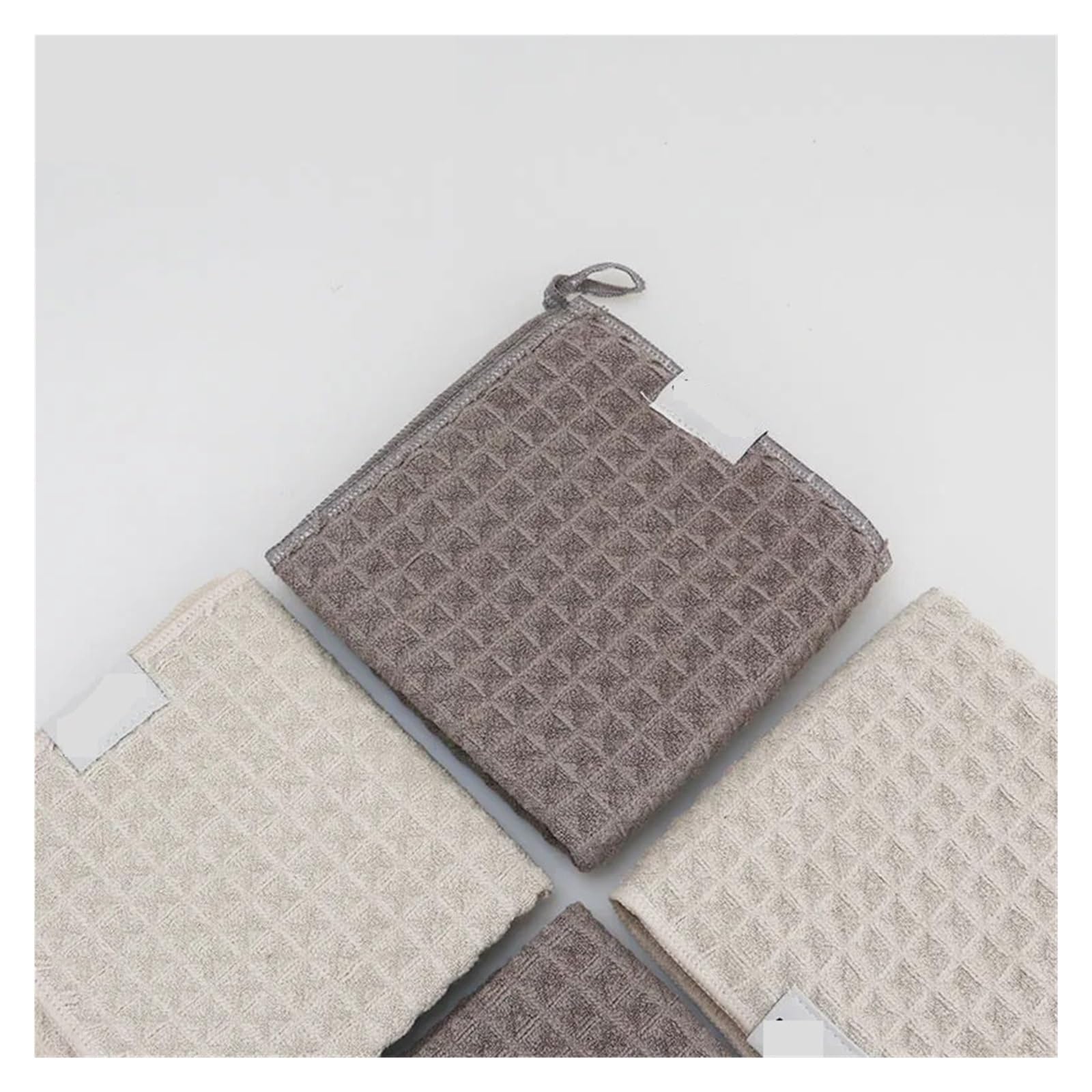 Toallas de café for Barista, Trapo súper Absorbente, paño Cuadrado for Agua, Utensilios Cocina for el hogar, Accesorios for máquina Barista Paños para café(4pcs A)