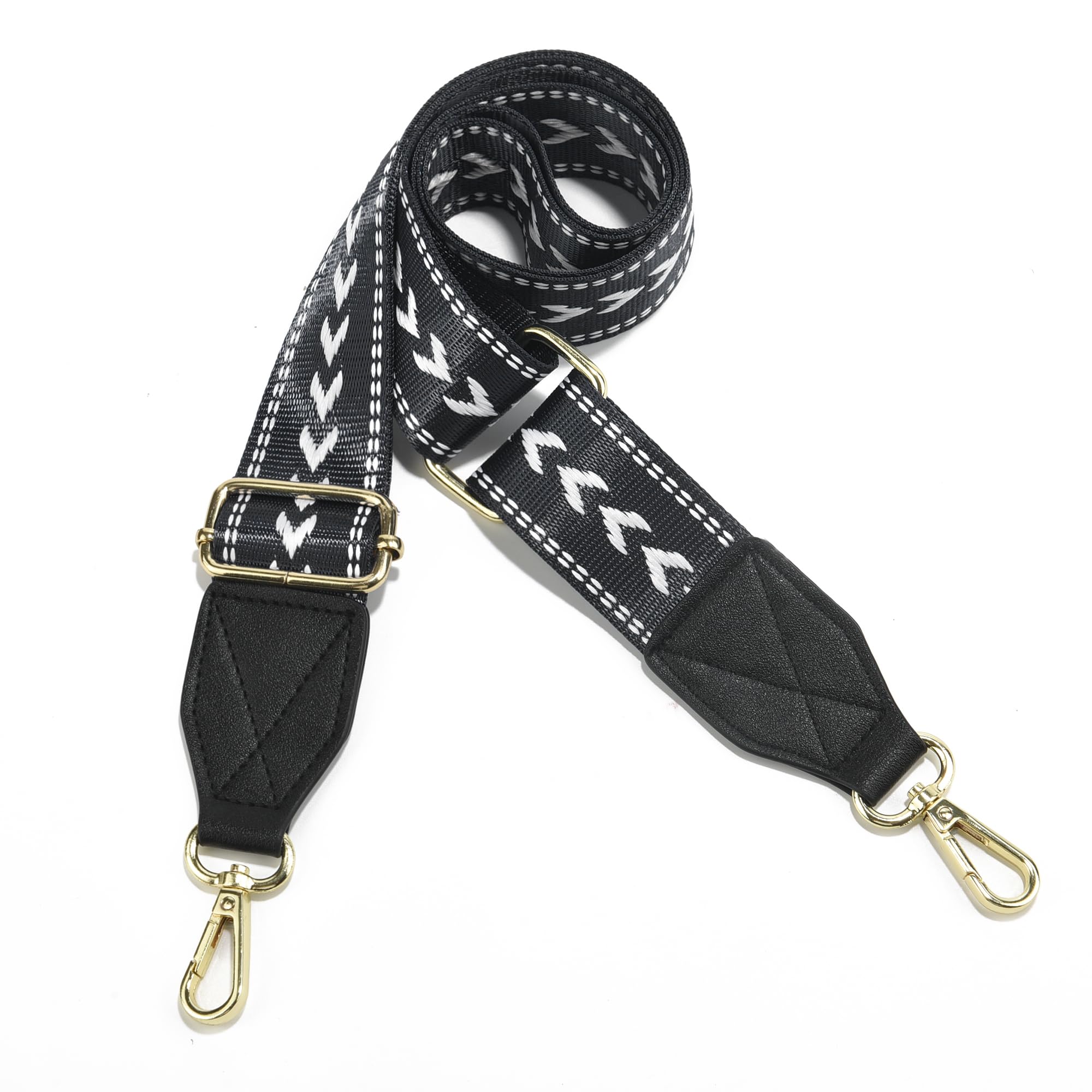 LEMEDE Purse Strap Replacement Crossbody 1.5" Wide Shoulder Strap Adjustable Straps Handbag Strap Replacement Belts