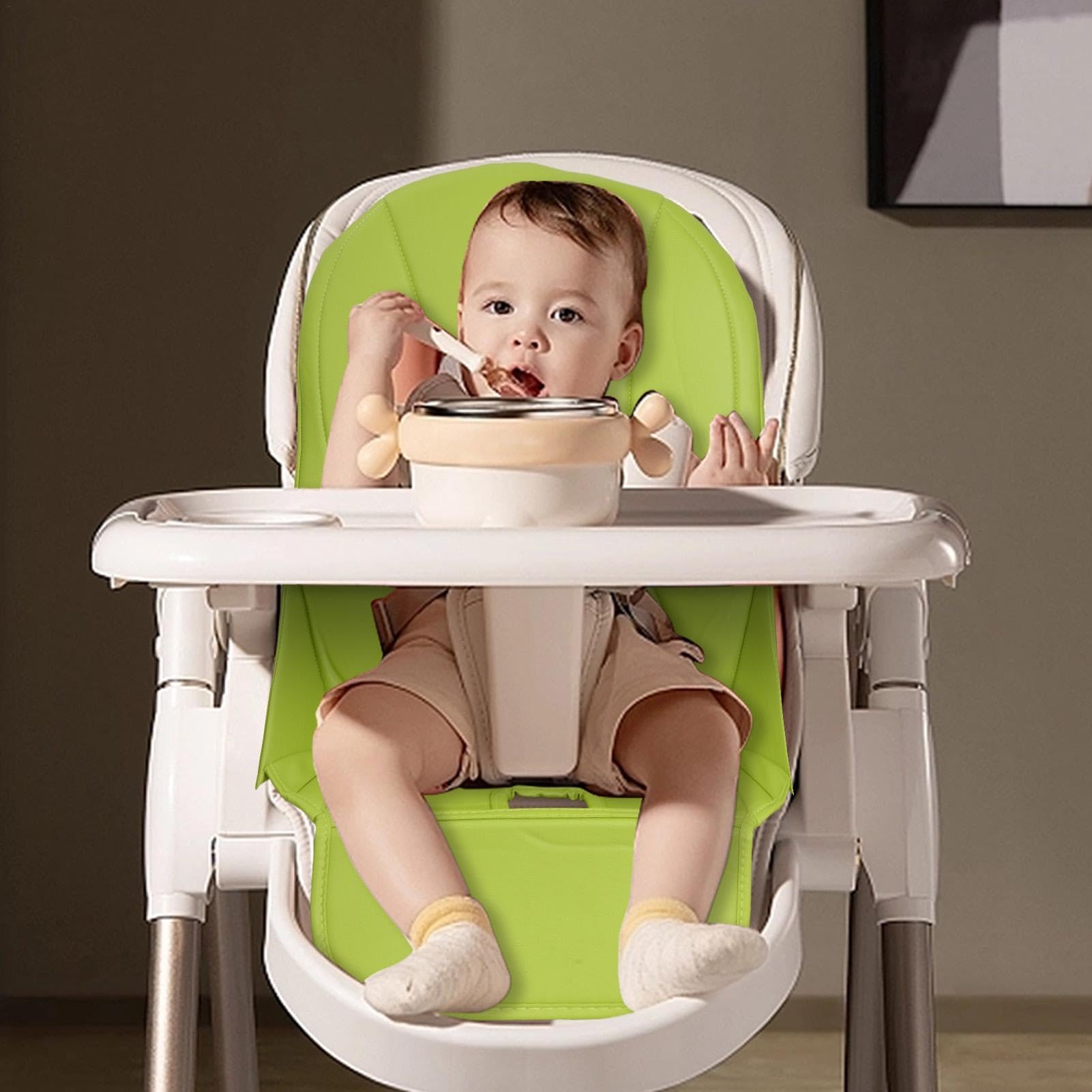Cojín para silla alta - Cojín de asiento de cuero de PU, cómodo cojín para