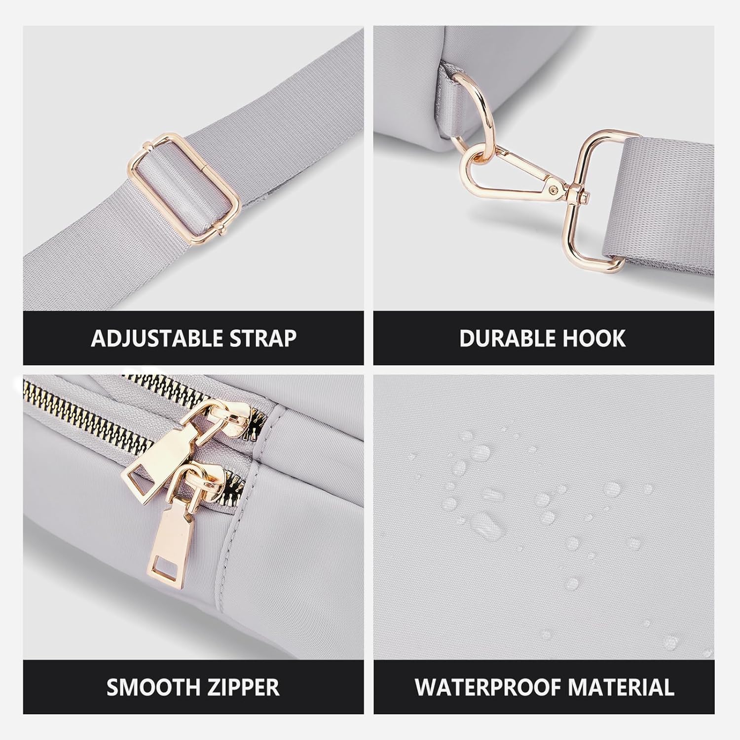 WESTBRONCO Small Sling Bag for Women Nylon Crossbody Sling Backpck Lightweight for Travel Casual Daily - Image 4