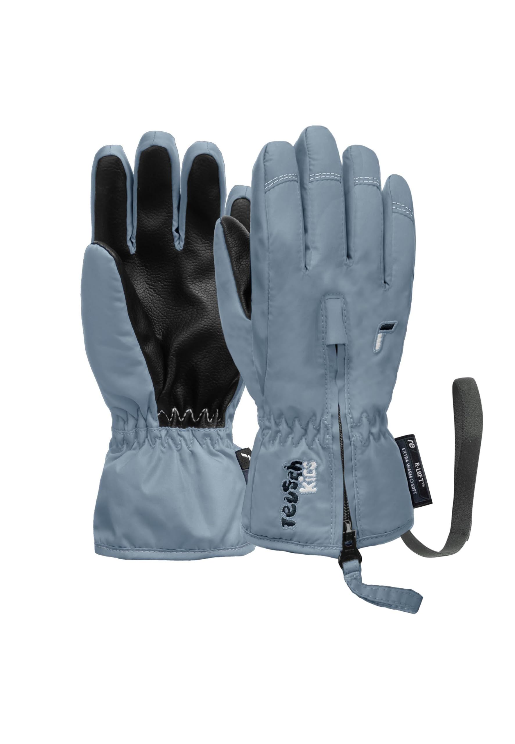 Reusch Winterhandschuhe für Babys & Kinder | extra warm & Winddicht | atmungsaktiv, Reißverschluss für leichtes Anziehen, Kinderhandschuhe für Alltag, Schnee & Outdoor, 3-6 Jahre, Ben
