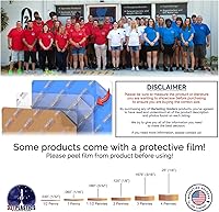 Vista 8 de Paquete de 6 cajas de exhibición de acrílico de 7 pulgadas con un lado abierto, blanco, versátil, cuadrado, de plástico, para almacenamiento