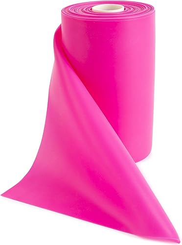 Miniatura 9 de Super Exercise Band USA Latex Free Resistance Bands in 8,16 and 24 Yard Bulk Rolls. iPhone App and E-Book Included. 10 Strengths in Light, Medium or