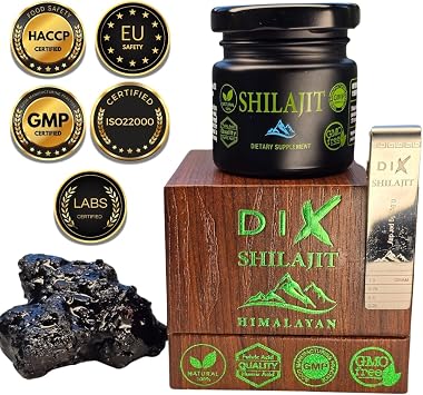 Himalayan Shilajit Resin DIX 50 g Gold Grade 100 Servings Ratio 601