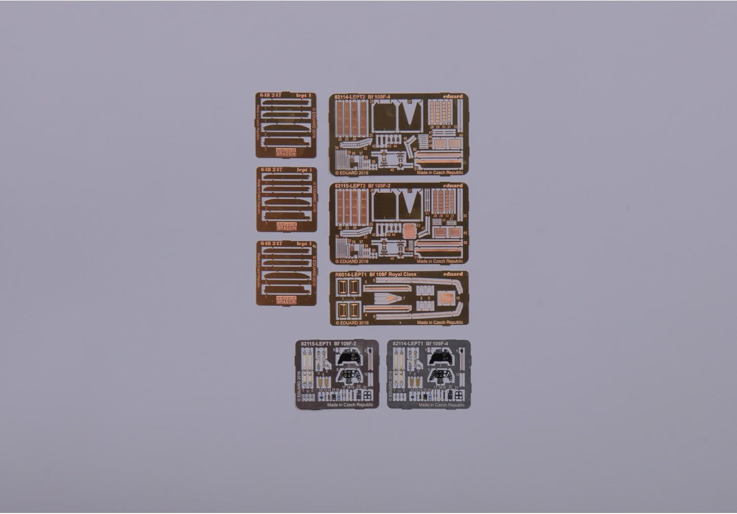 Eduard EDUR0014 1:48 Bf 109F Royal Class (2 full kits) [MODEL BUILDING KIT]