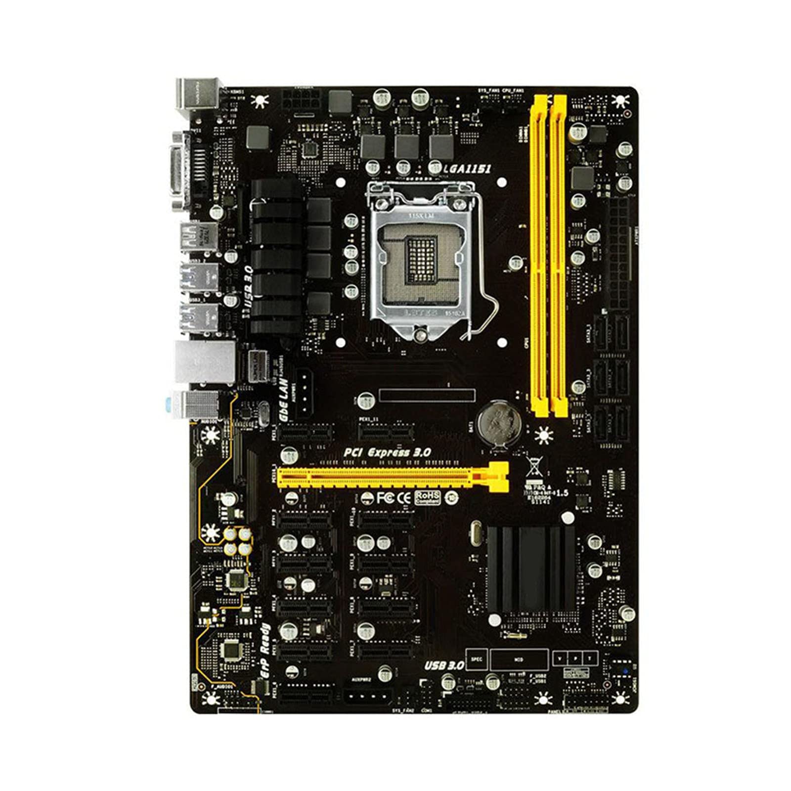 BIOSTAR TB250-BTC PRO マザーボード Amazon | BIOSTAR TB250-BTC PRO 12PCIE  Can12デスクトップボード
