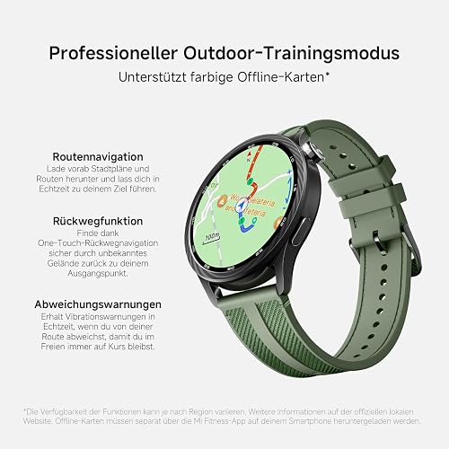 XIAOMI Watch S5 46mm, Smartwatch for Men and Women, 1.48" AMOLED, Fitness Tracker with Heart Rate/Sleep Monitoring, 21 days battery life, 150+ sports modes, dual-band GPS, NFC, Android&iOS, Green - 7