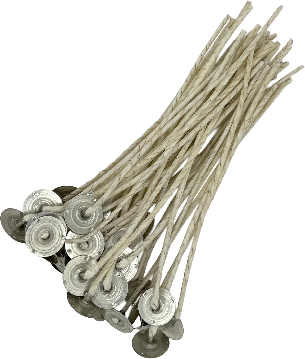 ECO 10 | 6 Inch Candle Wicks, 50 Count Pre-Waxed Pre-Tabbed