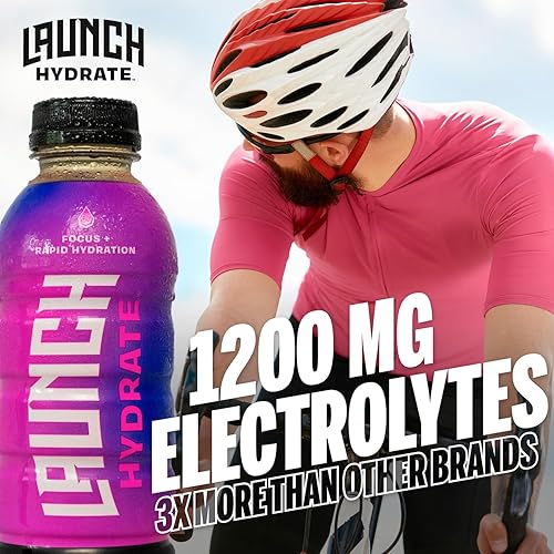 Miniatura 3 de Bebida deportiva, paquete de 12 unidades, azúcar de caña real, 3 electrolitos, hidratación totalmente natural con Cognizin para el enfoque mental,