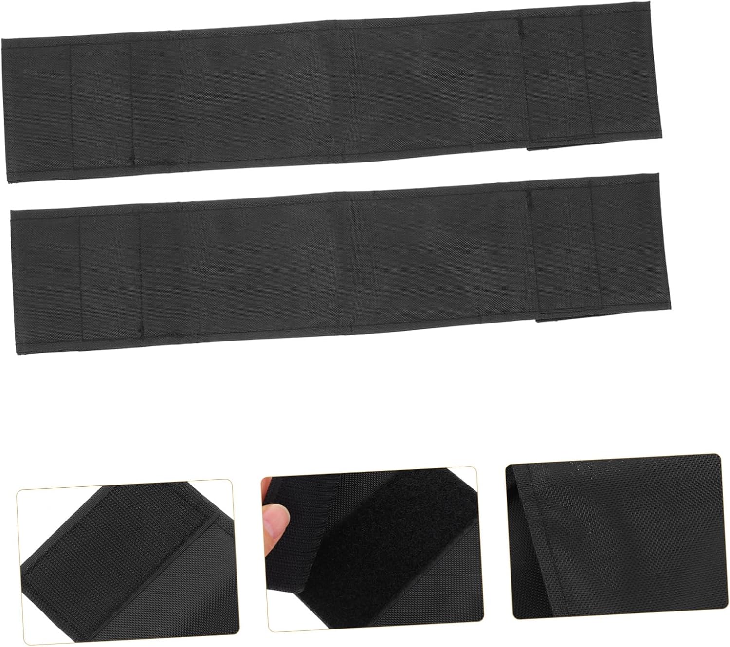 2pcs Wheelchair Foot Protector Outdoor Accessories Shower Wheelchair Outdoor Footrest Black Strap Molasses Elder Calf Oxford Cloth Supplies