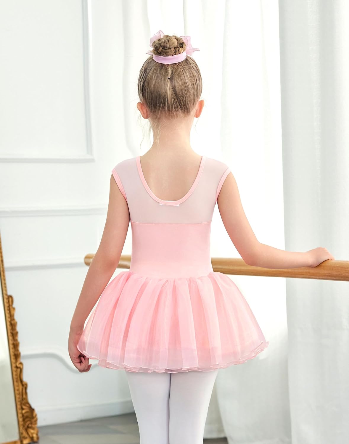Zaclotre Girls Ballet Leotards with Skirt Ballerina Outfits Dance Costumes