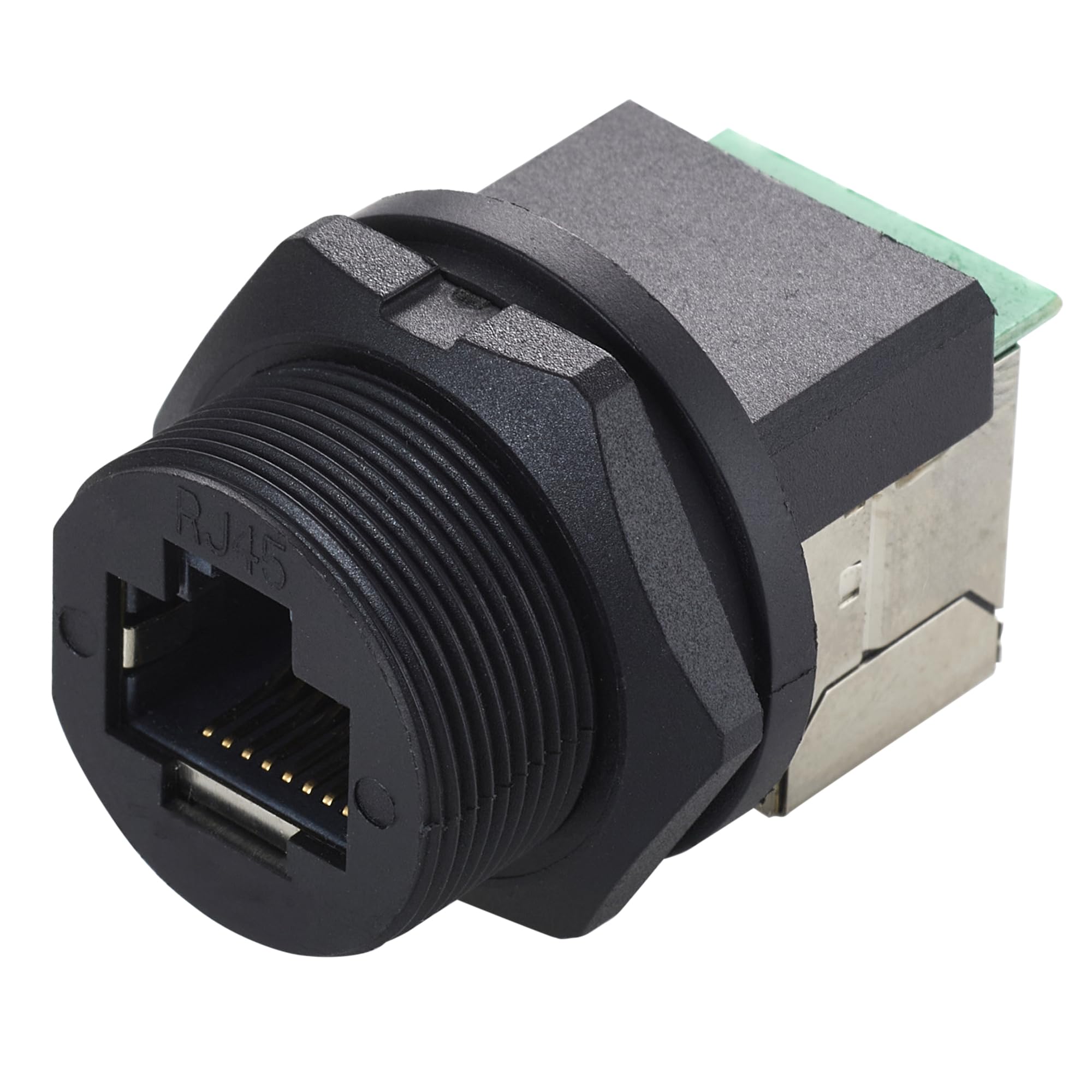 Amazon.co.jp: Entaniya RJ45 防水パネルマウントコネクタ L型 メス