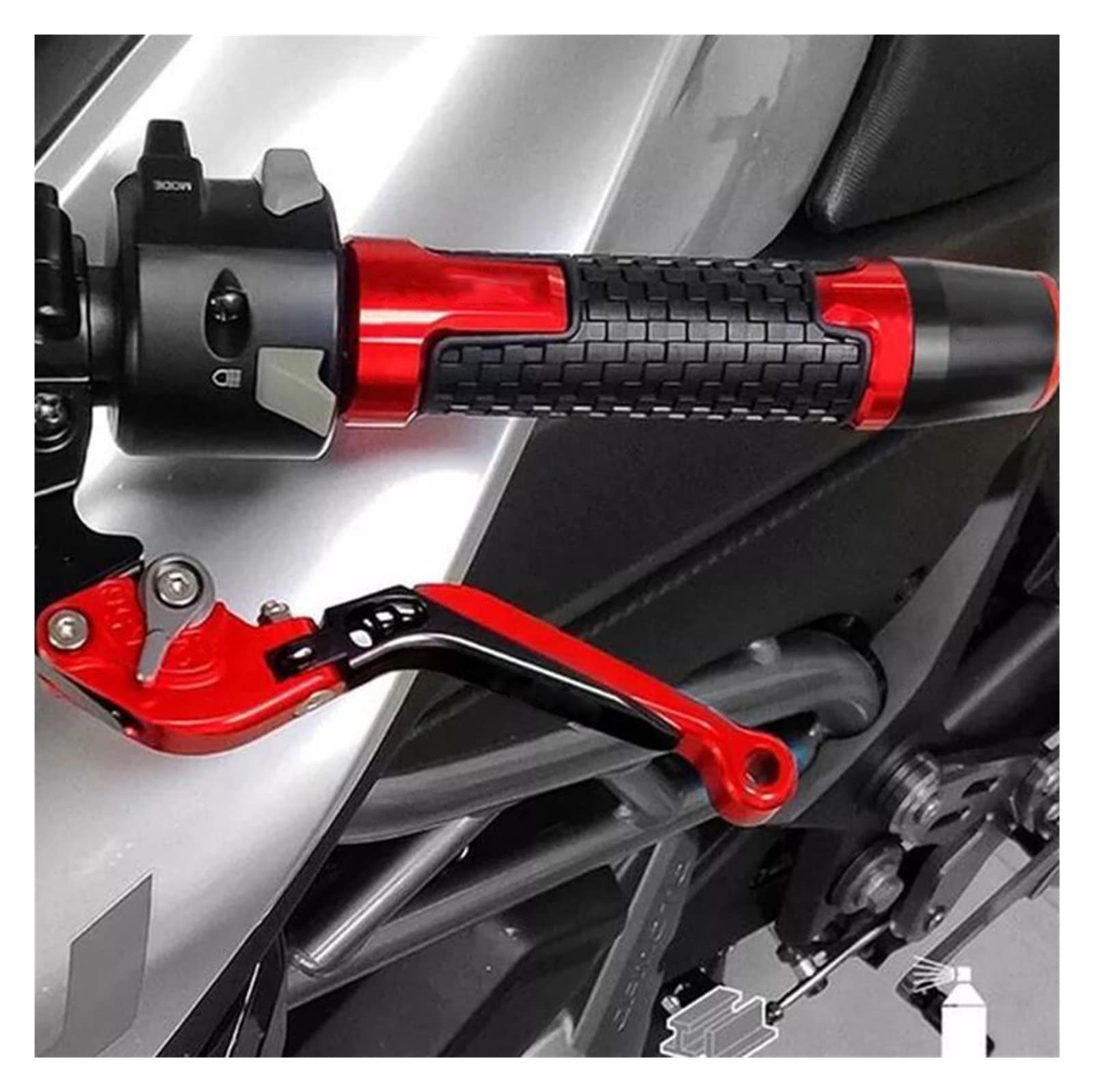 LVTFCO manetas para Moto para Y-AMAHA XT660R XT 660 2004 2005 2006 2007 2008 2009-2017 2016 2015 Palancas Ajustables para Motocicleta Palanca De Embrague (Color : XT660R 04-17)