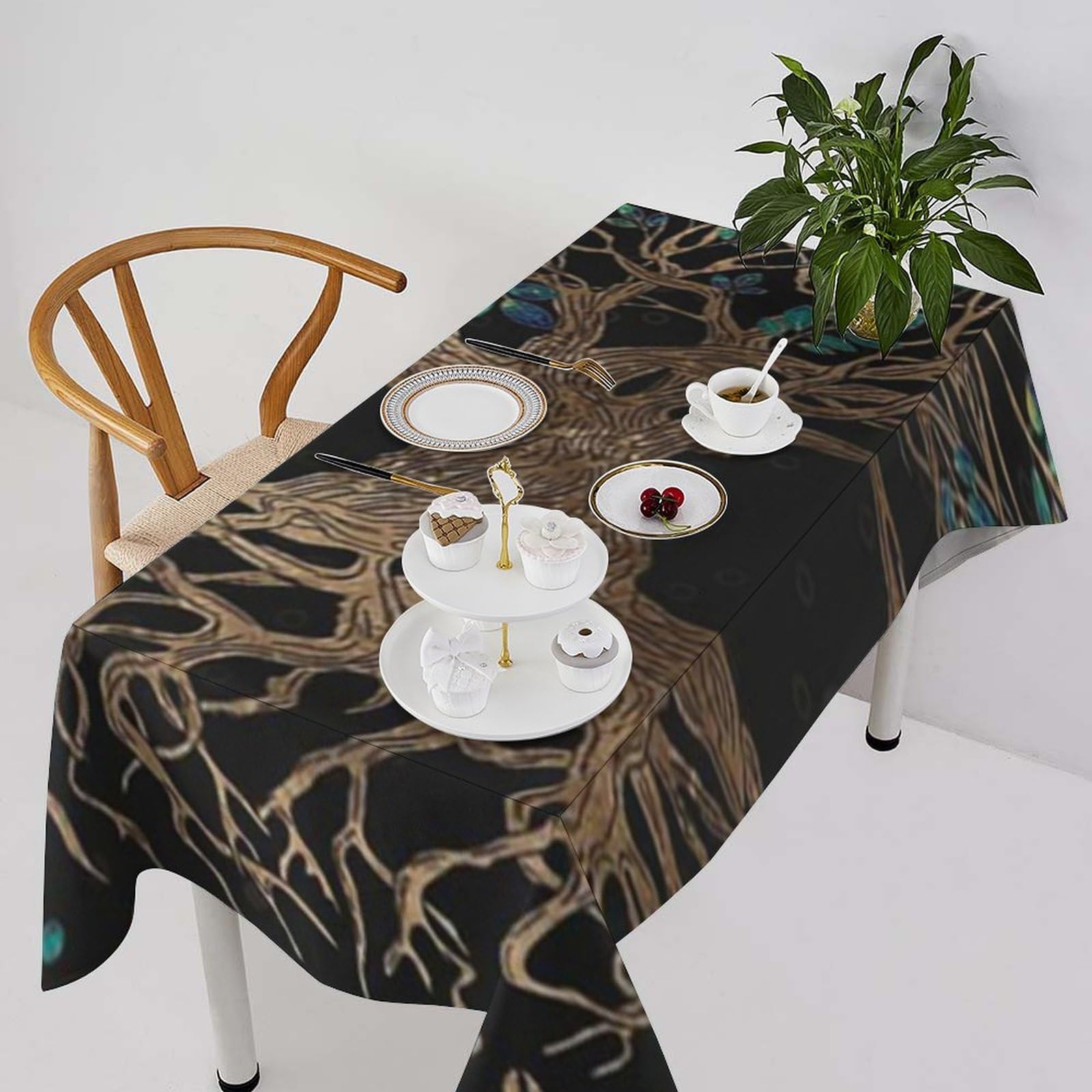 Nappe Viking impression 3D rectangulaire couverture de table cuisine 55x75