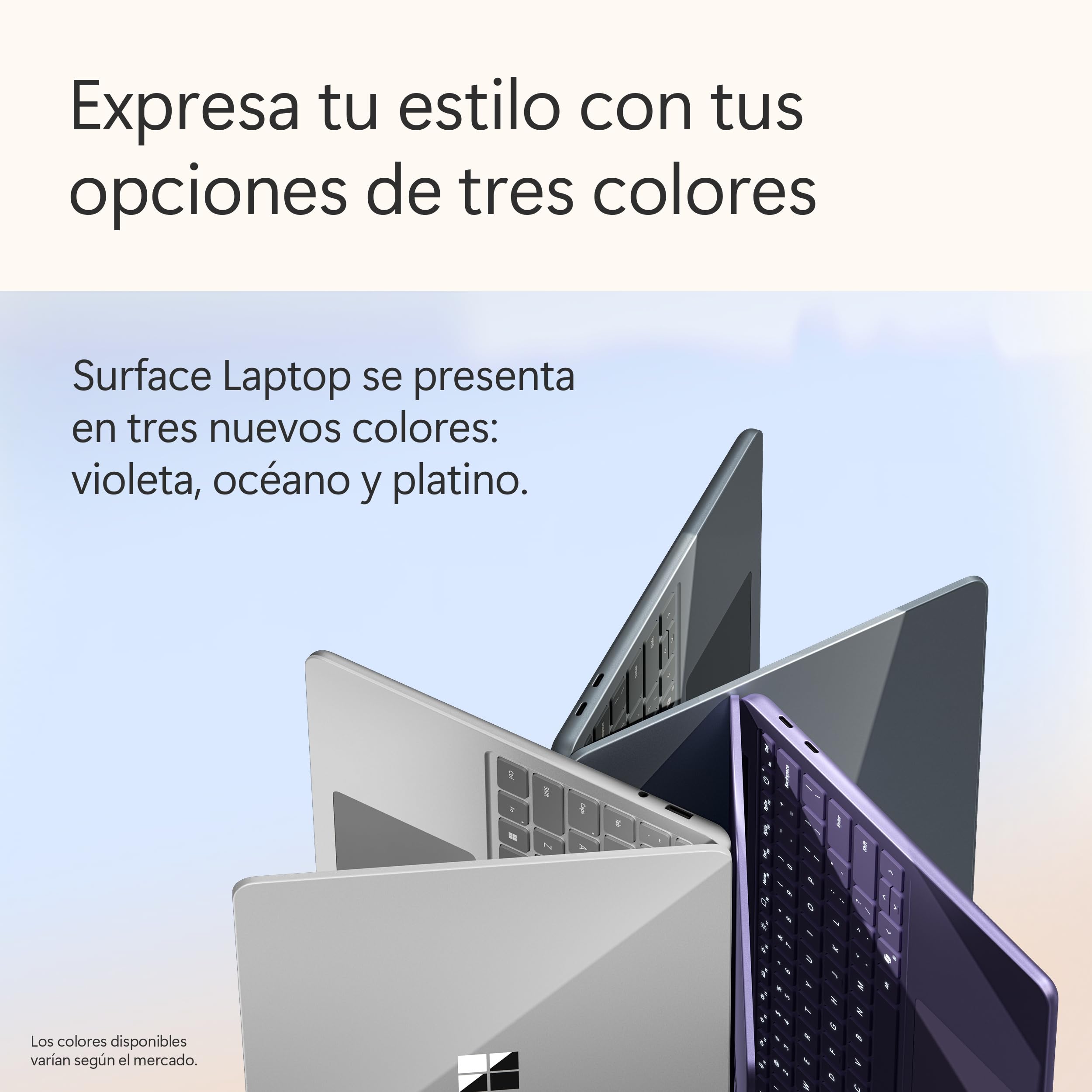 Microsoft Surface Laptop | Copilot+ PC | Pantalla táctil LCD 13'' | Snapdragon X Plus | 16GB RAM | Almacenamiento de 512GB | Último Modelo | Océano — view 5