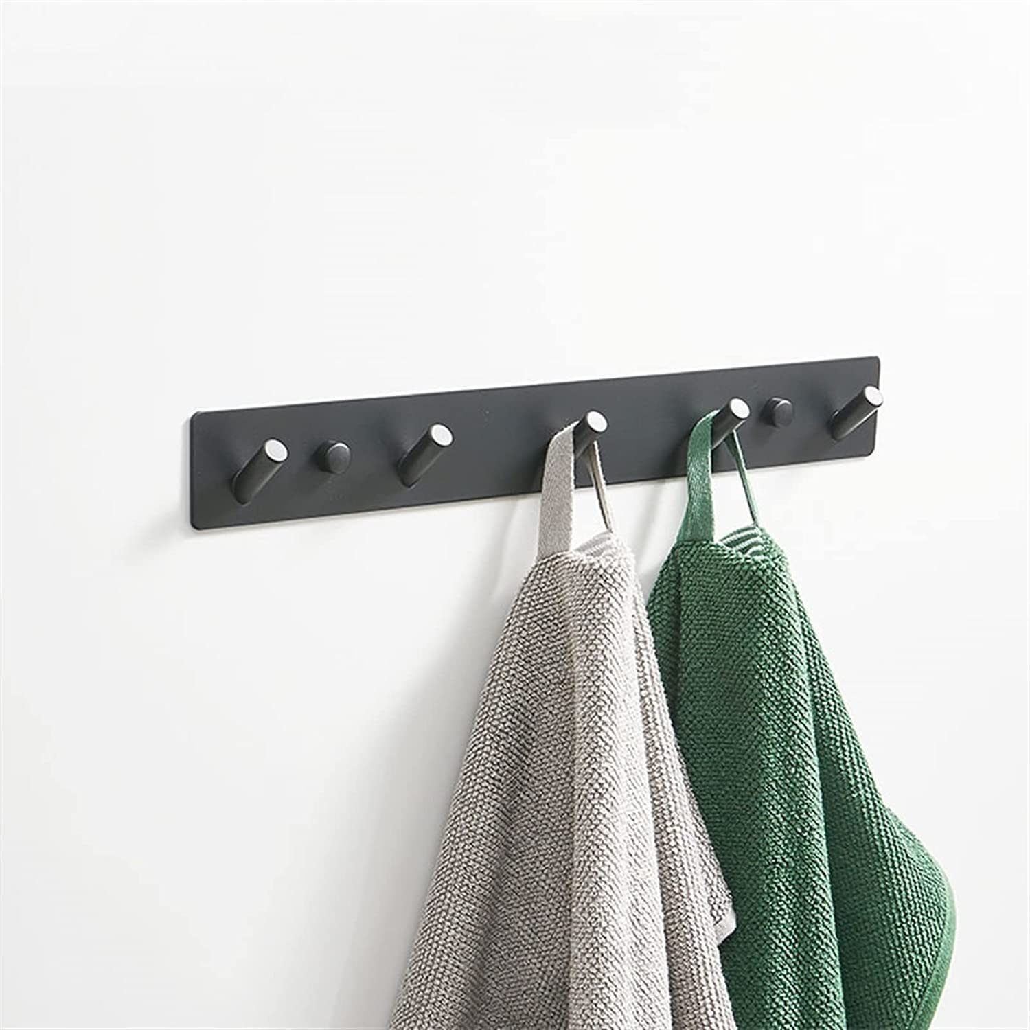 Perchero Perchero de Estilo Simple, 5 Ganchos de Pared, se Puede Utilizar para Entrada, Porche, Sala de Estar, Dormitorio Perchero