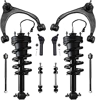 Vista 551 de Detroit Axle - Kit de suspensión frontal de 10 piezas para Dodge Avenger 2008-2014, Chrysler Sebring 2007-2010, 2 brazos de control inferiores, 2