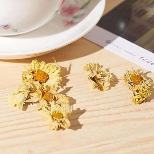 Miniatura 7 de Cha Wu-B Té de crisantemo, 6 oz170 g, HangZhou Bai Ju, flor de crisantemo blanco, té de hierbas chinas..