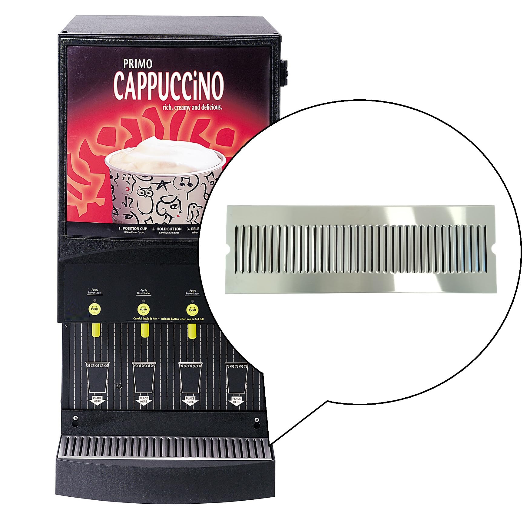 OCS Parts WC-68147 Replacement Drip Tray | Replaces The 3375002843 Wilbur CurtisDrip Tray for PCGT Series Cappuccino Machines