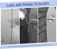 Vista 3 de 4 tiras anticolisión para puerta de automóvil, calcomanías antiimpacto para retrovisor, cubiertas decorativas de protección de puerta, protector