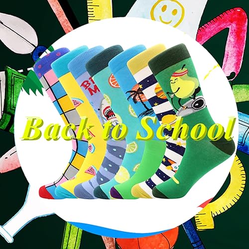 Miniatura 2 de BISOUSOX Calcetines novedosos para hombre, de vestir y casuales, coloridos y divertidos