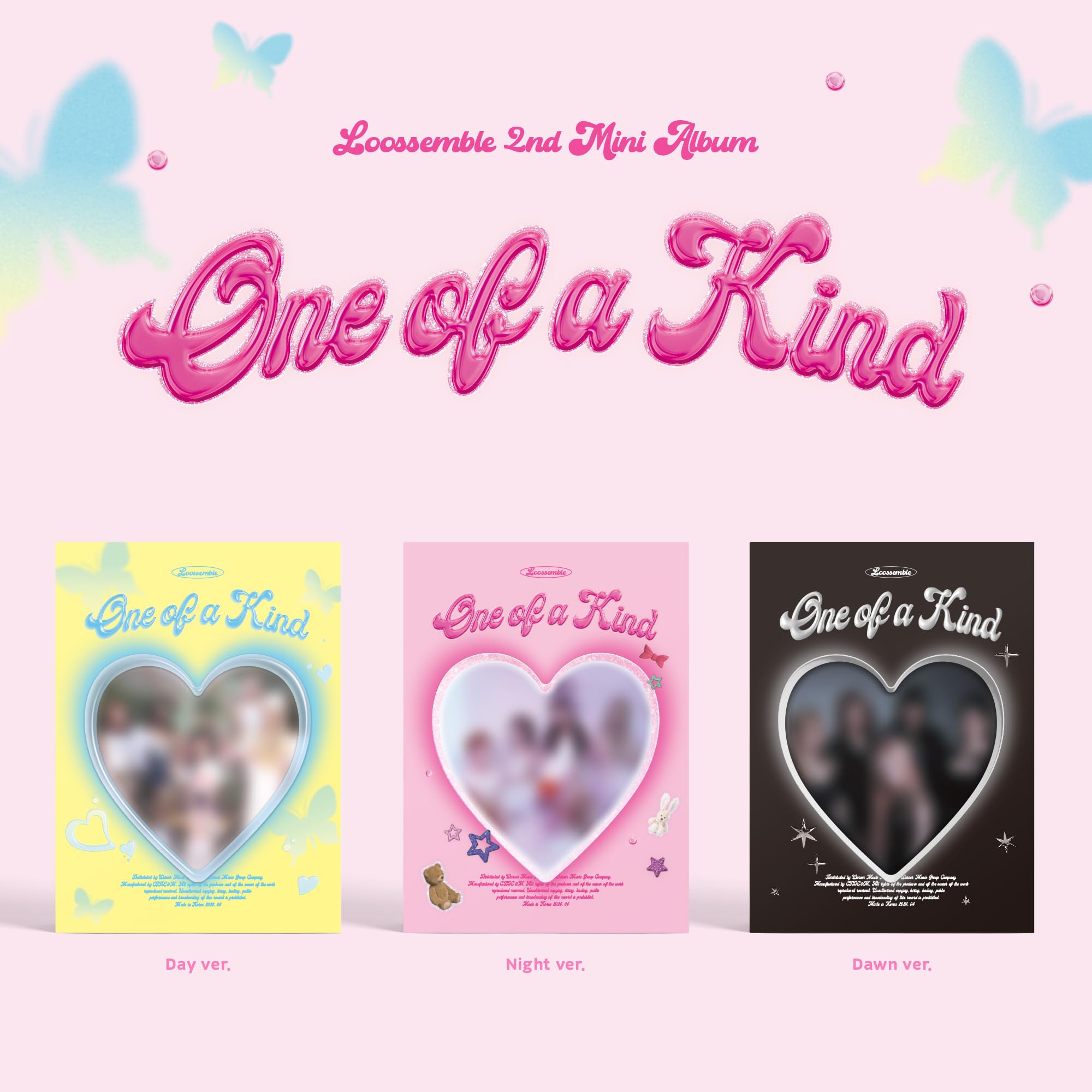 Unnies Market Loossemble [One Of A Kind] 2Nd Mini Album(Day Ver., Night Ver., Dawn Ver.)